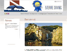 Tablet Screenshot of 5terrediving.it